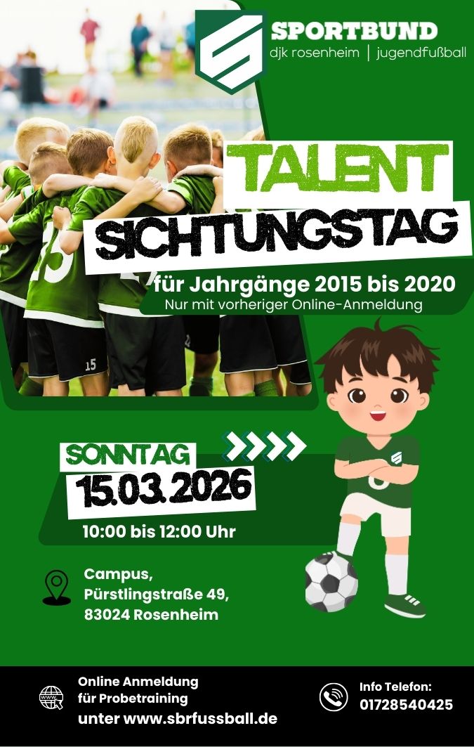 Talent-Sichtungstag 15.03.2026